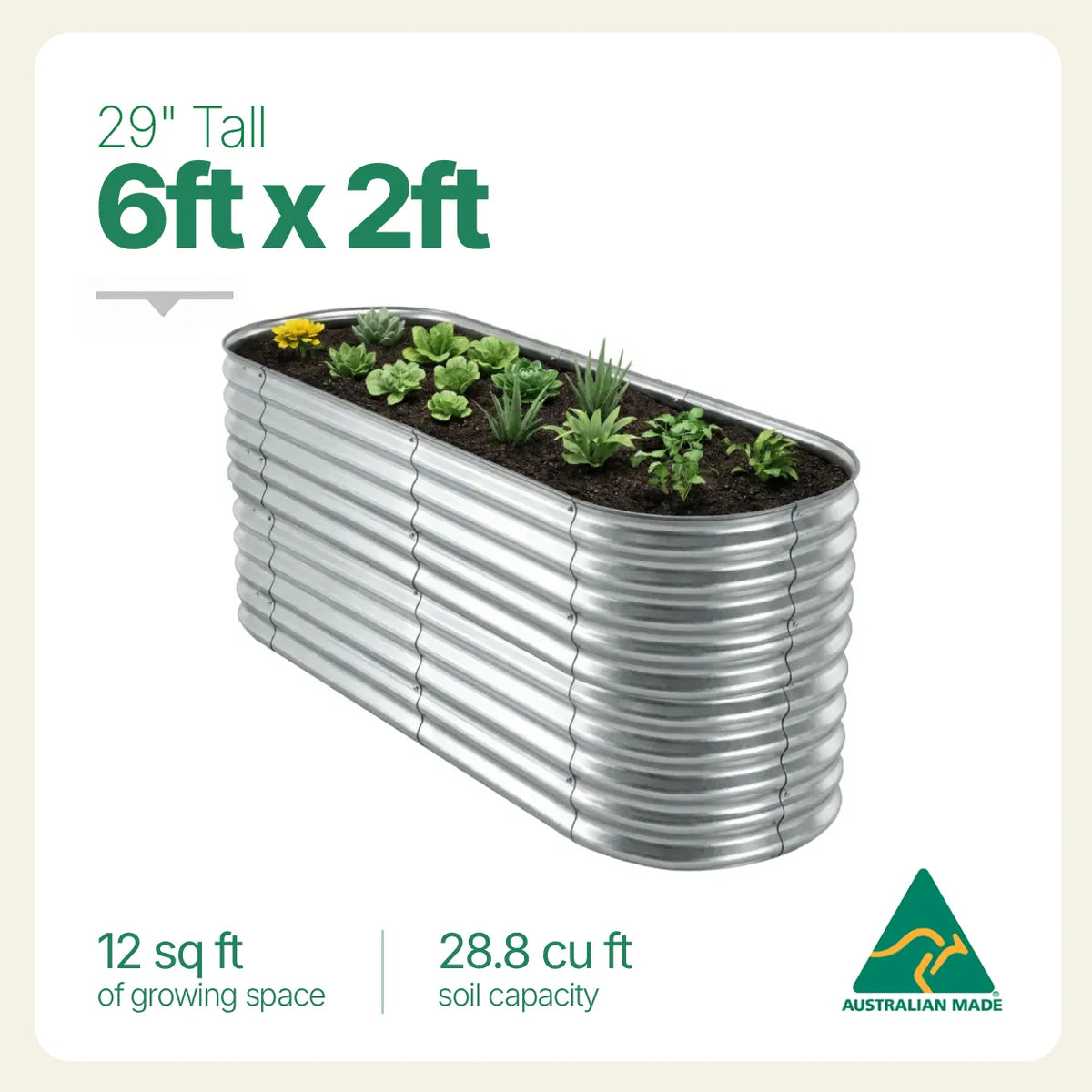 6ft x 2ft