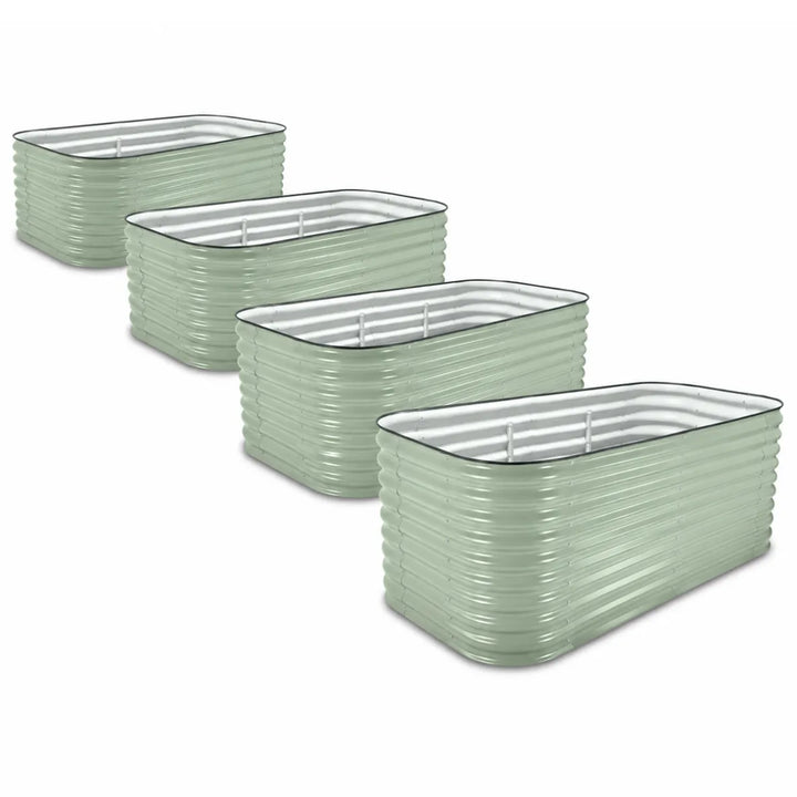4-Pack — 29" Large Modular Steel Raised Garden Beds