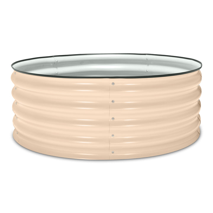 Round Metal Raised Garden Bed 15" Tall