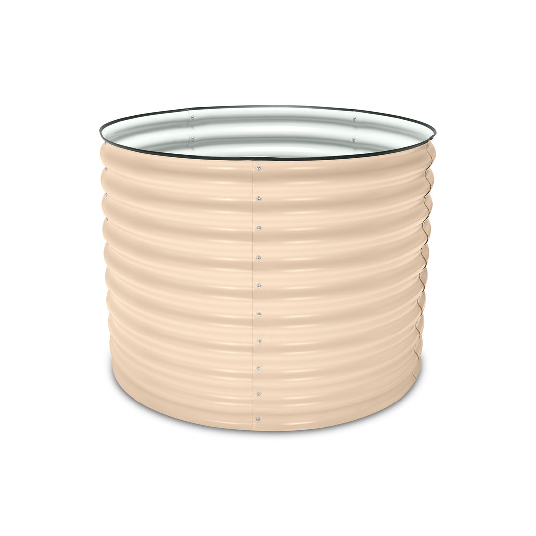 Round Metal Raised Garden Bed 29" Tall