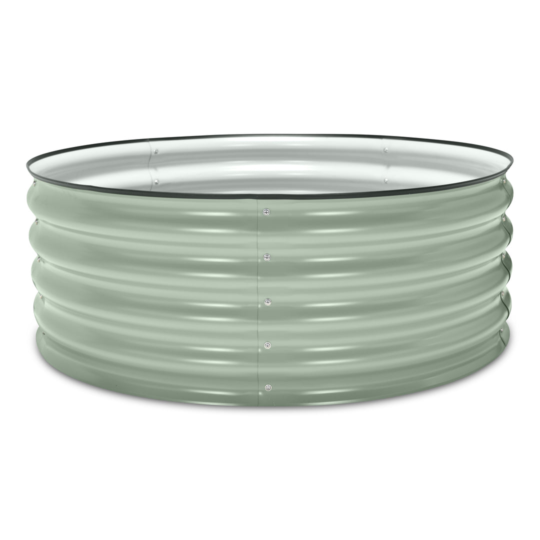 Round Metal Raised Garden Bed 15" Tall
