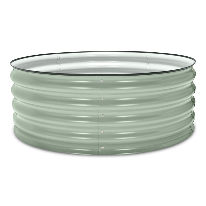 Round Metal Raised Garden Bed 15" Tall