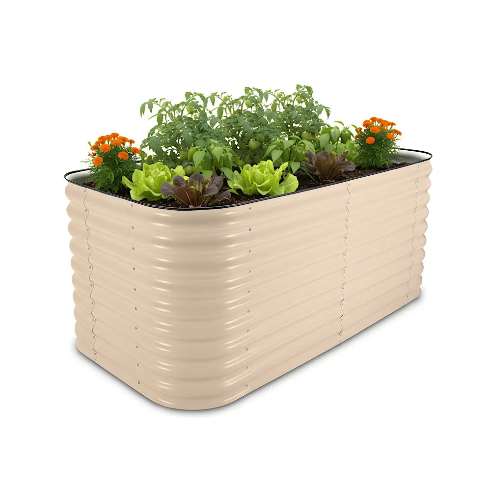 29" merino metal raised garden bed