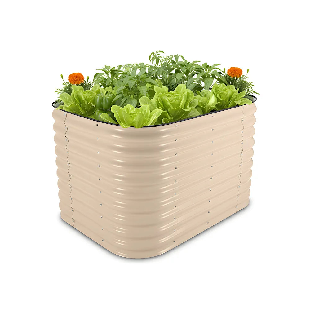 29" merino metal raised garden bed