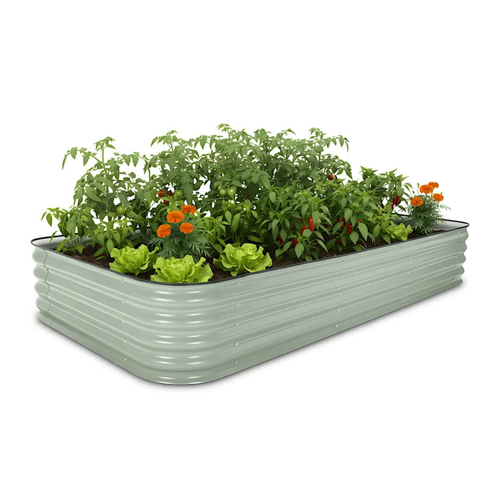 Jumbo Modular Steel Raised Garden Bed 15" Tall