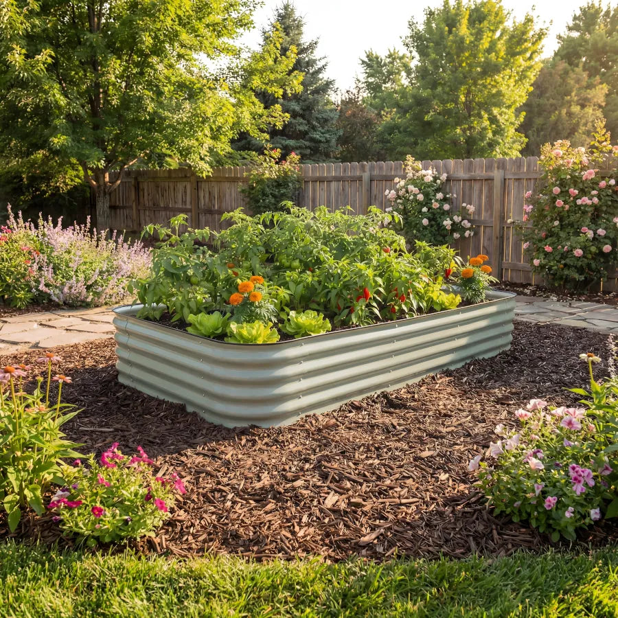 Family Self Sufficient Garden Setup – 6 Jumbo Beds – Birdies Family Self Sufficient Garden Setup – 6 Jumbo Beds – Birdies