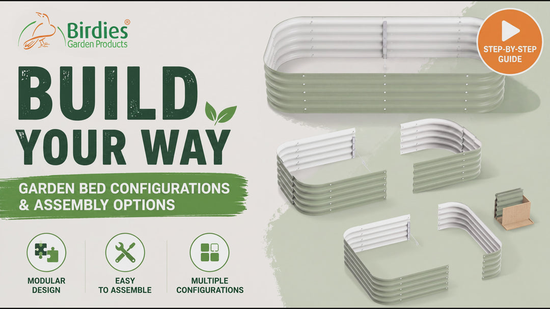 Jumbo Modular Steel Raised Garden Bed 29" Tall